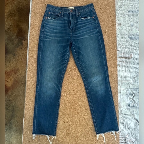 Madewell The High-Rise Slim Boyjean Size 25 - Picture 3 of 5